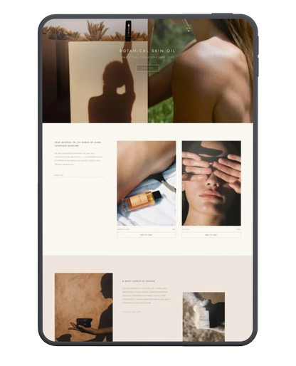 Aurélia Shopify theme homepage layout for a fashion and apparel brand